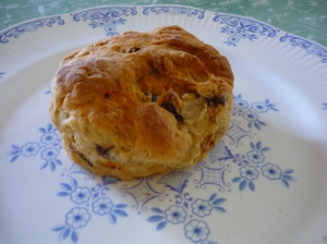 The date scone that I'll eat for breakfast tomorrow